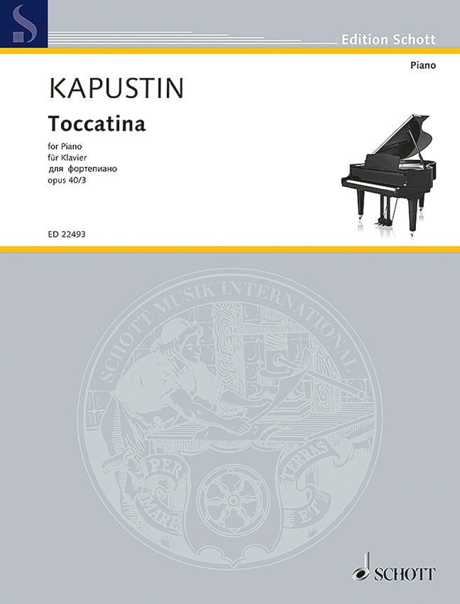 Kapustin Toccatina for Piano Op 40 No 3