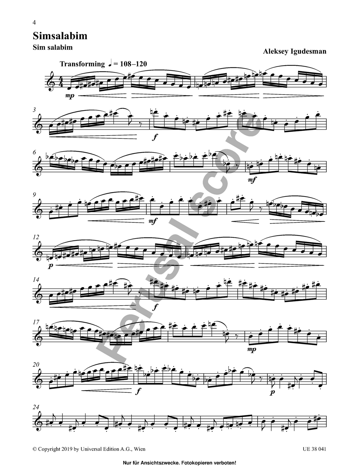 Magical Spells for Flute by Aleksey Igudesman