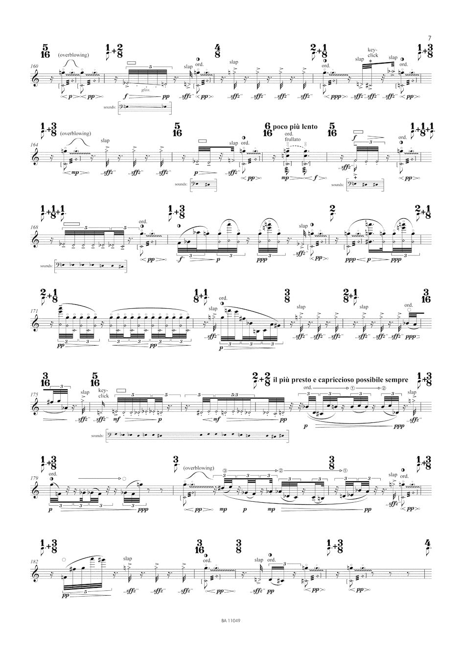 Beyond (a system of passing) for Flute Solo - Pintscher Matthias Barenreiter BA11049