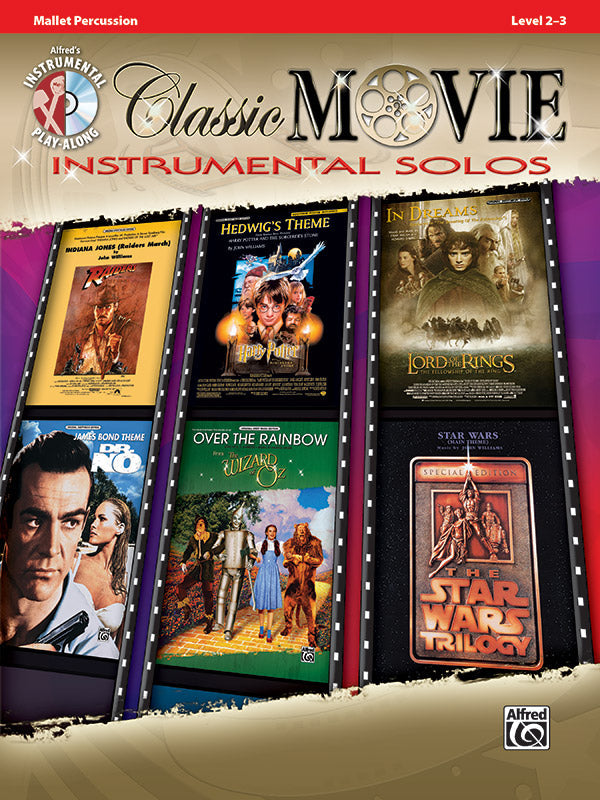 Classic Movie Inst Solos Mallet Bk/CD