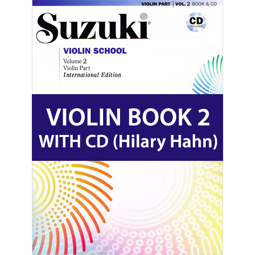 Suzuki Violin School Book/Vol. 2 International Edition - Violin Part with CD 48725