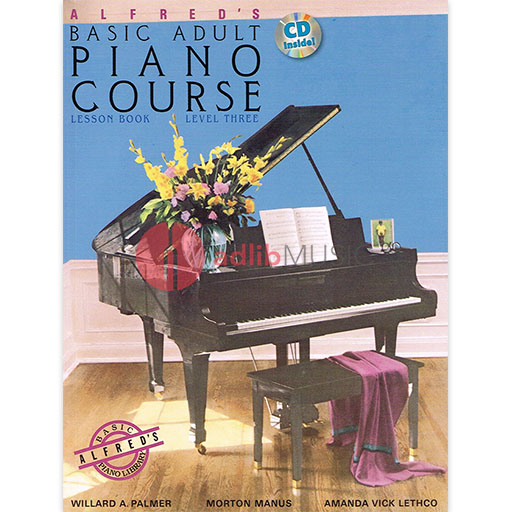 Alfred's Basic Piano Adult Library - Lesson Book 3 Bk/CD - Alfred Music