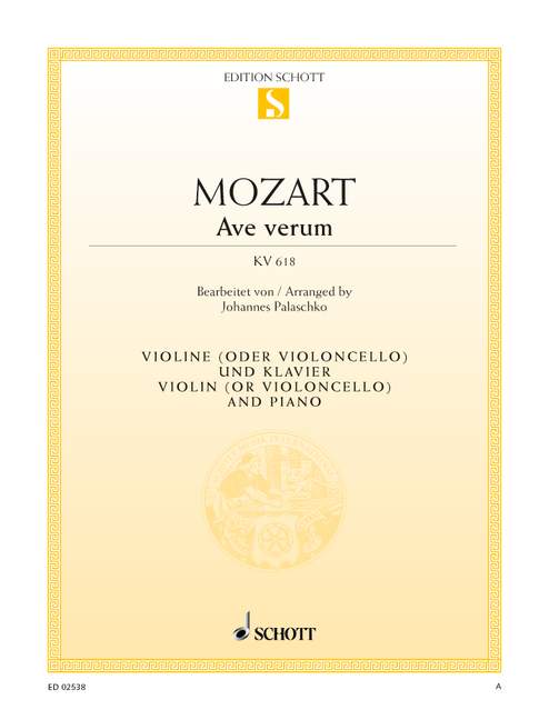 Ave Verum Corpus K 618 Violin/Piano