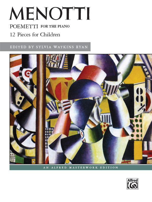 Menotti - Poemetti 12 Pieces for Children - Piano - Alfred Music