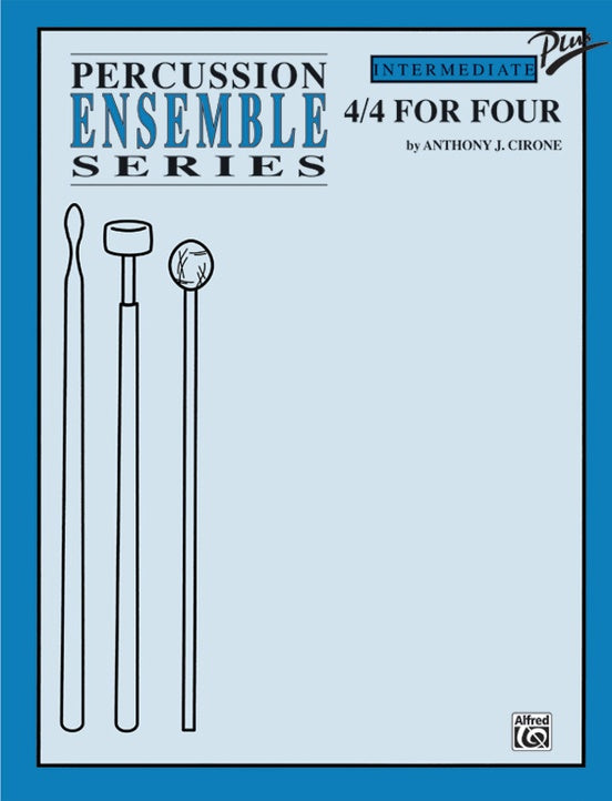 4/4 for Four Percussion Ensemble - Intermediate