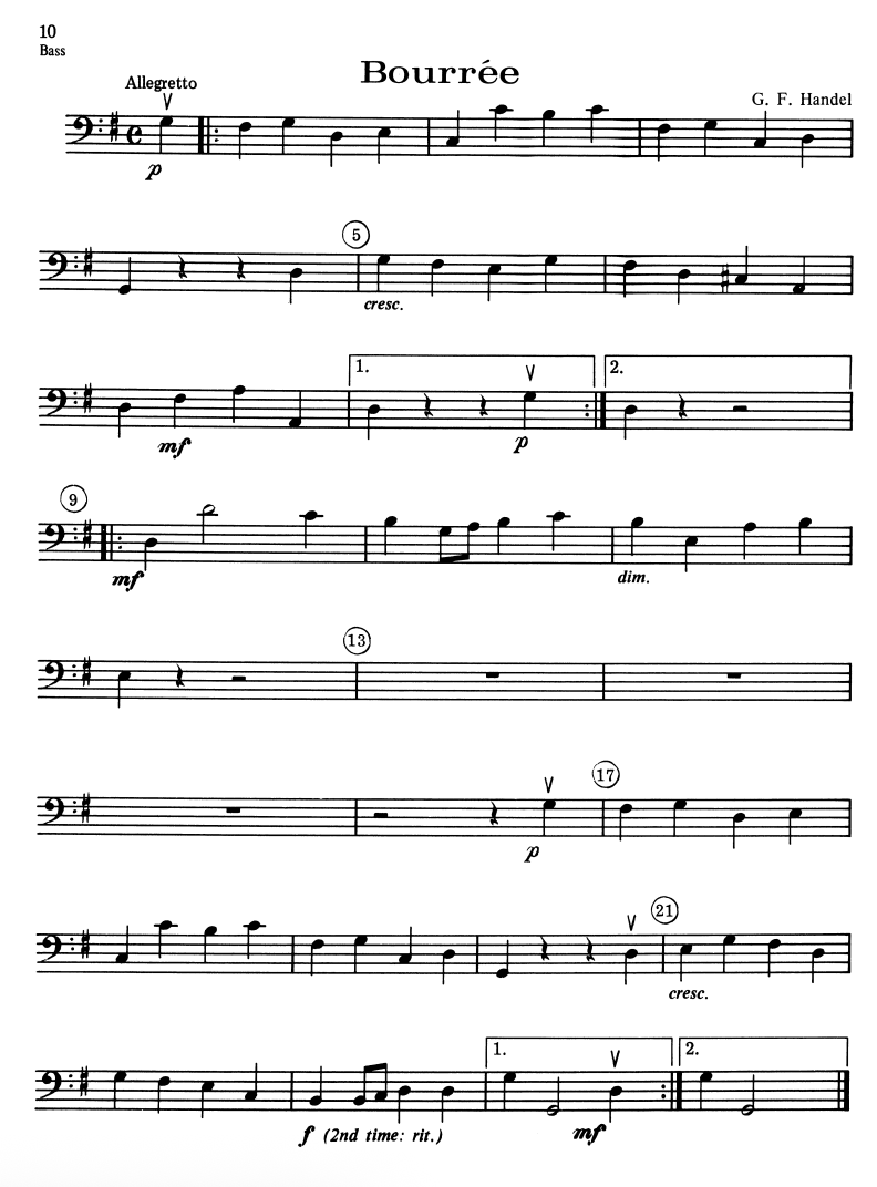 String Orchestra Accompaniments to Solos from Volumes 1 & 2 - Bass Book 0323