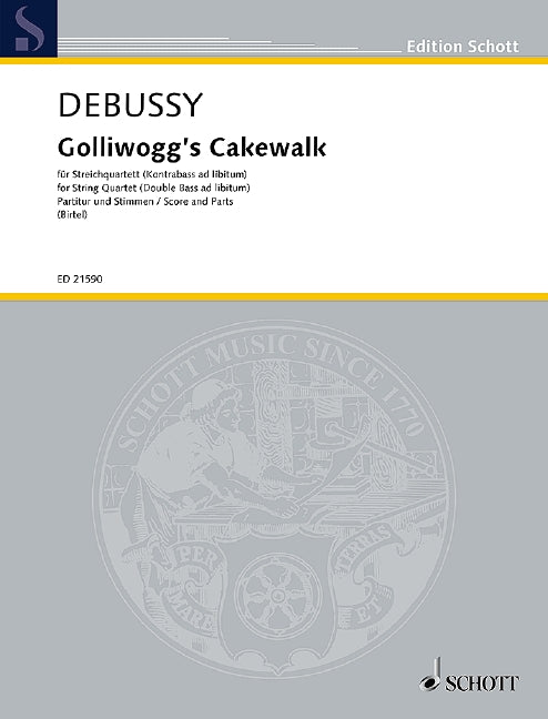 Golliwogs Cakewalk for String Quartet - Debussy Claude Birtel Wolfgang