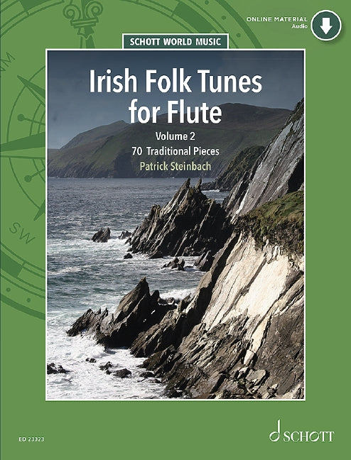 Irish Folk Tunes for Flute Volume 2 Book/OA - Steinbach Patrick