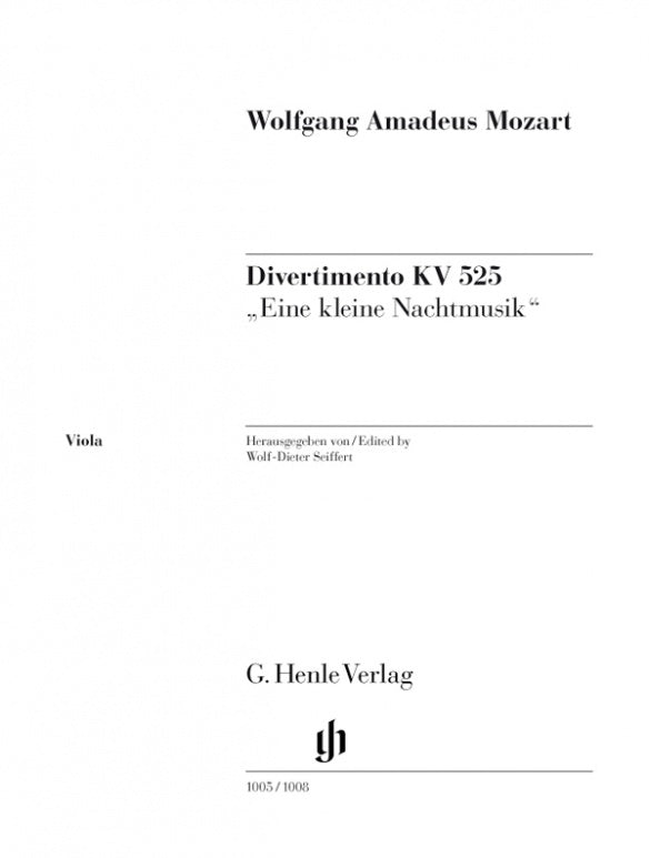Divertimento K 525 Viola