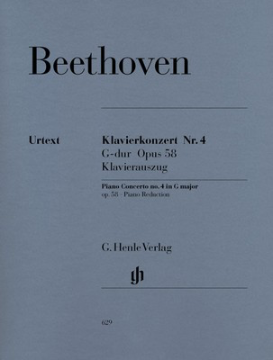 Concerto No. 4 Op. 58 in G major - Ludwig van Beethoven - Piano G. Henle Verlag 2 Pianos 4 Hands