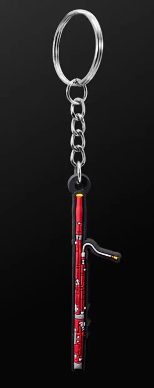 Musician Designer Bassoon Keyring