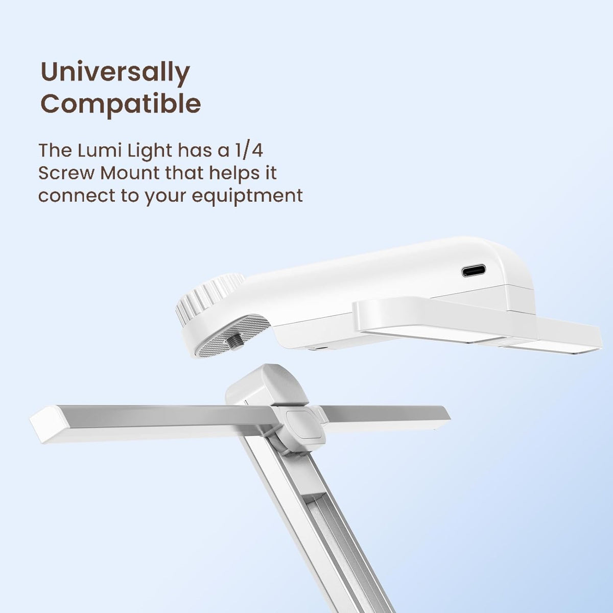 KraftGeek Capsule LumiLight Music Stand Light White