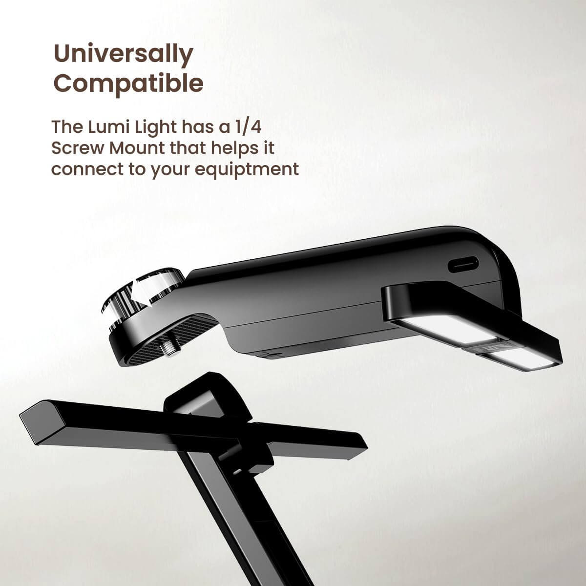 KraftGeek Capsule LumiLight Music Stand Light Black