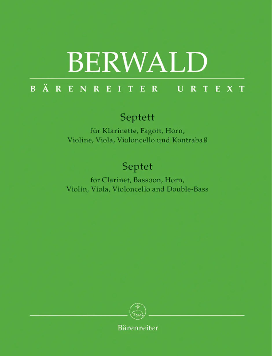 SEPTET FOR CLAR BSN FHN & 4 STRINGS [SET PARTS] - BERWALD - SEPTETS - BAERENREITER