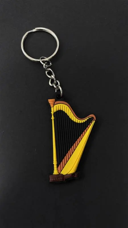 Musician Designer Harp Keyring