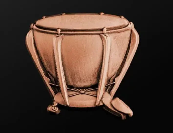 Musician Designer Timpani Pin Copper