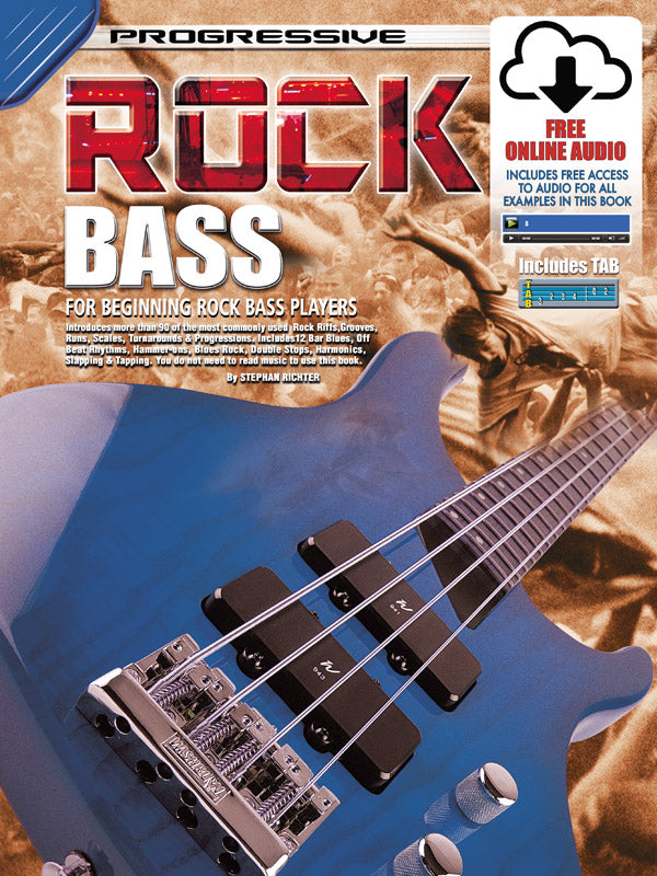 Progressive Rock Bass Bk/CD