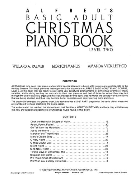 Alfred's Basic Adult Piano Course - Christmas Piano Book 2 - Alfred Music