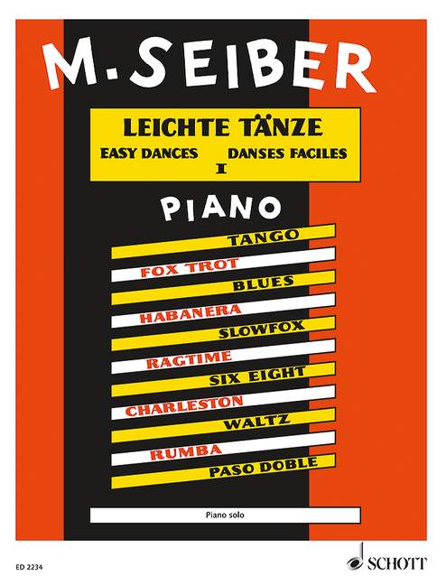 Easy Dances for Piano Book 1