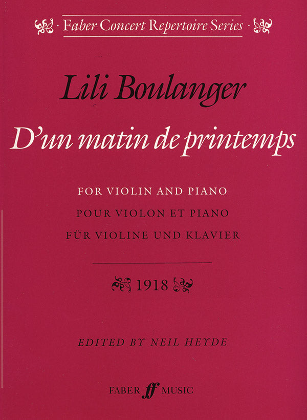 D'Un Matin de Printemps Violin/Piano