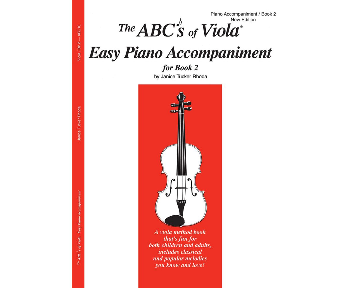 ABCs Of Viola Bk 2 Easy Piano Acc