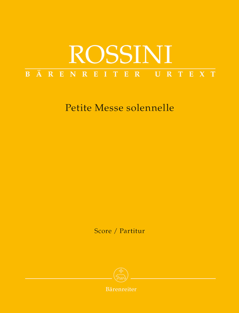 Petite Messe Solennelle Full Score