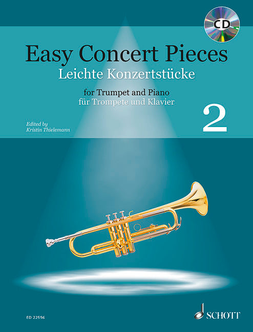 Easy Concert Pieces for Trumpet 2 Book/CD - Various Thielemann Kristin