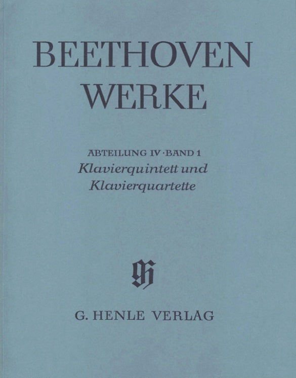 Piano Quintet and Piano Quartets Full Score