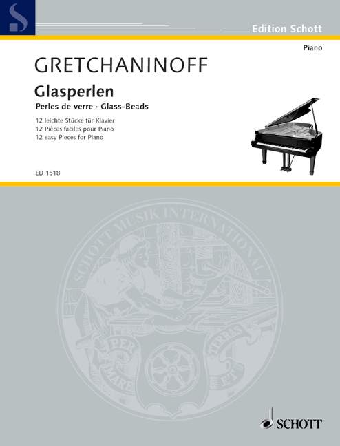 Glass Beads: 12 Easy Pieces for Piano - Gretchaninoff Alexander