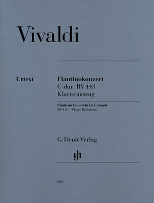 Vivaldi - Concerto C Major RV443 - Piccolo/Piano Accompaniment Henle HN689