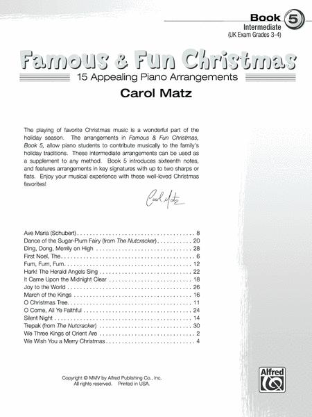 Famous & Fun Christmas Book 5