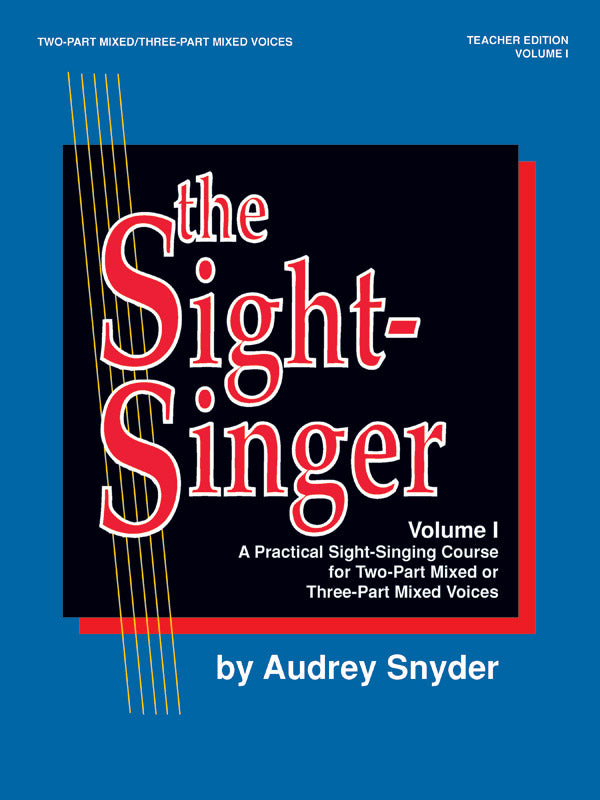 SIGHT SINGER BK 1 2 OR 3 PT MIXED TEACHER ED