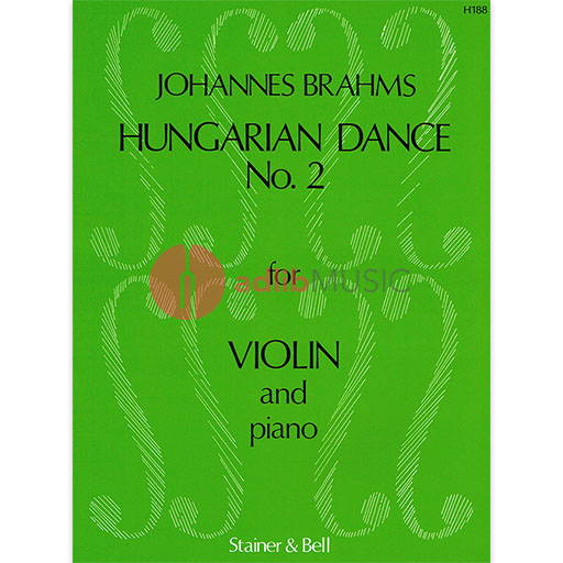 Brahms - Hungarian Dance #2 - Violin/Piano Accompaniment Stainer & Bell H188