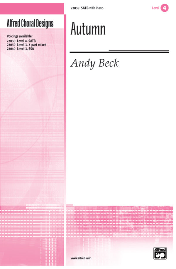 AUTUMN SATB/PNO LVL 3