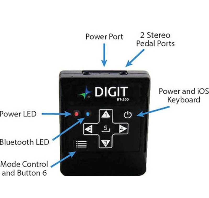 AirTurn DIGIT200 Bluetooth Multi-Function