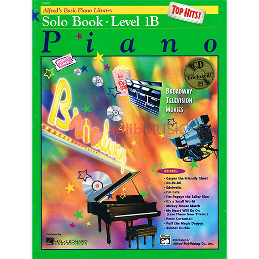 Alfred's Basic Piano Course - Top Hits! Solo Book 1B/CD - Alfred Music