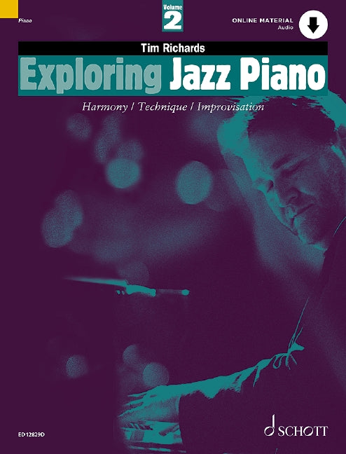 Exploring Jazz Piano 2 Book/Online Audio - Richards Tim