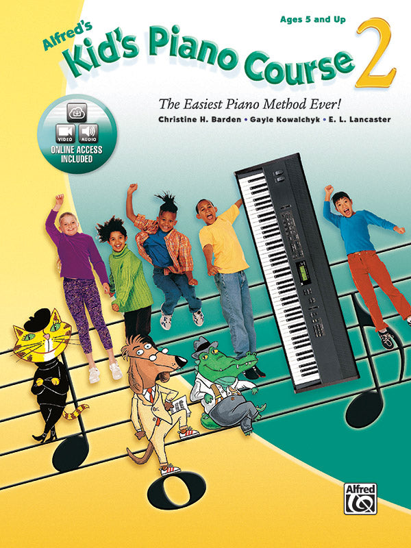 ALFREDS KIDS PIANO COURSE 2 BK/CD