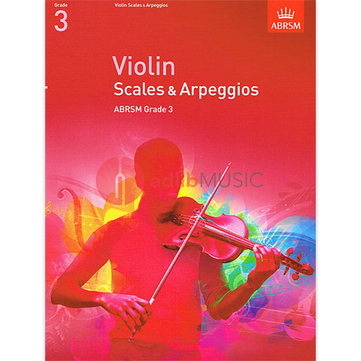 Violin Scales & Arpeggios, ABRSM Grade 3 - from 2012