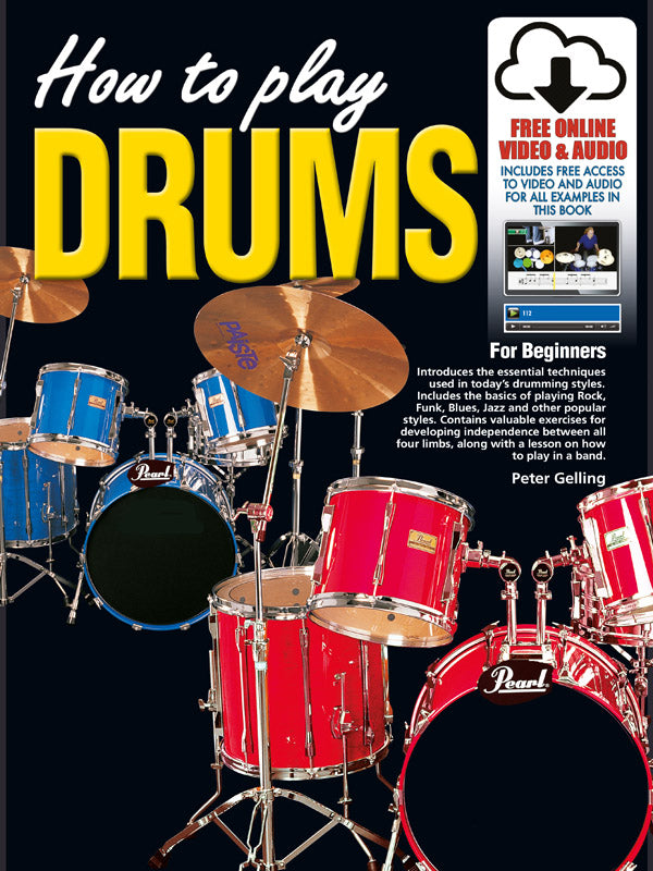 How To Play Drums for Beginners Book/CD/DVD