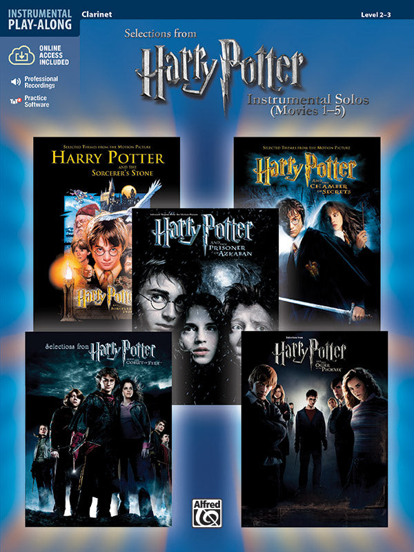HARRY POTTER SOLOS MOVIES 1-5 CLARINET BK/OLA