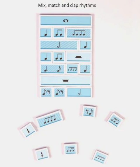 Wilbecks Match Up Magnets Note Value & Rhythms