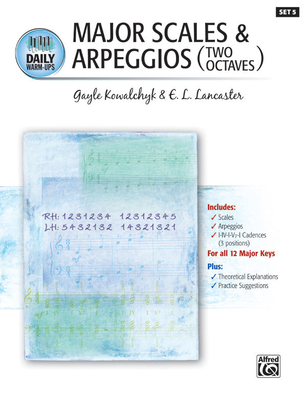 DAILY WARM-UPS BK 5 MAJ 2 OCTAVE PNO