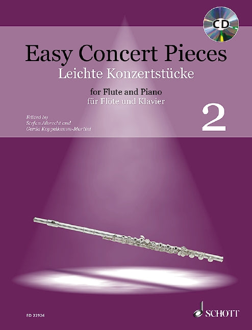 Easy Concert Pieces for Flute Volume 2 Book/CD - Various Koppelkamm-Martini Gerda