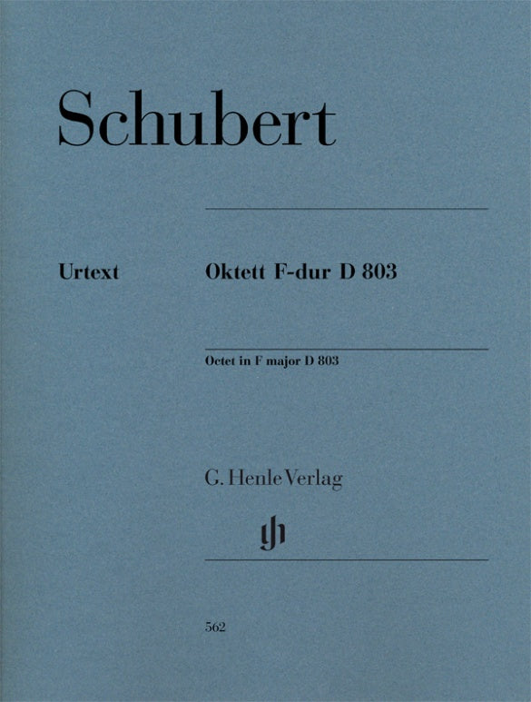 Octet in F Major D 803 Score/Parts