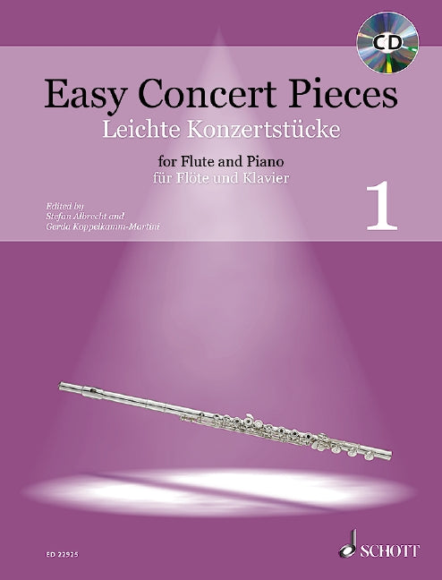 Easy Concert Pieces for Flute Volume 1 Book/CD - Various Koppelkamm-Martini Gerda