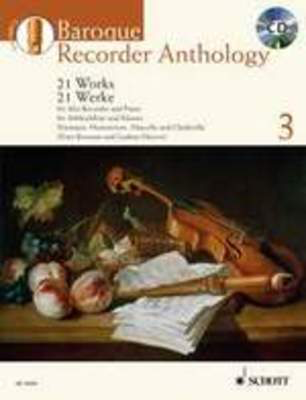 Baroque Recorder Anthology Vol 3 Bk/Cd
