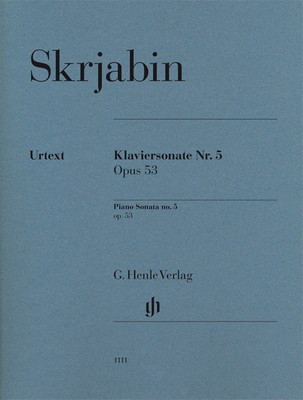 Scriabin - Piano Sonata #5 Op53 - Piano Solo Henle HN1111