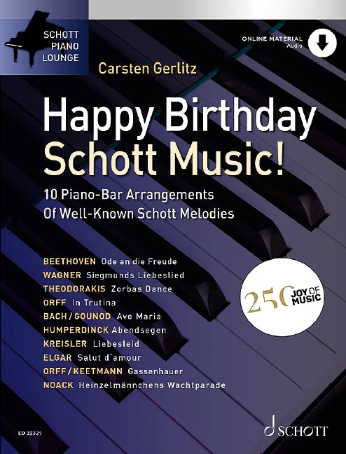 Happy Birthday Schott Music- Piano Solos - Various Gerlitz Carsten