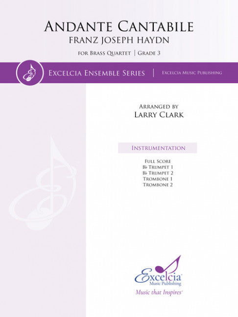 Andante Cantabile for Brass Quartet Grade 3